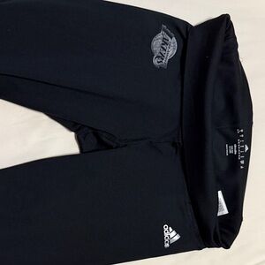 Adidas Black Leggings with Logo Accents